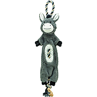 Іграшка Віслюк для собак Trixie (Тріксі) 66 см плюш з пищалкою