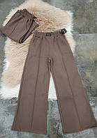 Шикарні теплі штани Палацо для дівчаток. 146-158р.