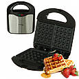 Вафлі домашні у вафельниці електричній Domotec MS-7705, Функціональна вафельниця, Електрична вафельниця YD-52, фото 10