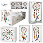 Ліжко унісекс Бохо, дитячі меблі King Queen, фото 5