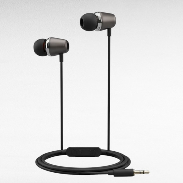 Навушники провідні 3,5мм Ku Lang KL-702 Stereo hifi earphone Чорний, фото 1