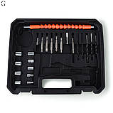 Шуруповерт акумуляторний DeWalt 24V з набором інструментів у кейсі, 2 акумулятори 5.0Ah, фото 6