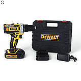 Шуруповерт акумуляторний DeWalt 24V з набором інструментів у кейсі, 2 акумулятори 5.0Ah, фото 3