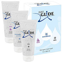 Набір лубрикантів на водній основі Just Glide, 3x200 мл