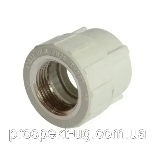 Перехід ППР Ду32х3/4" внутрішня різьба МРВ Formul під паяння, фото 1