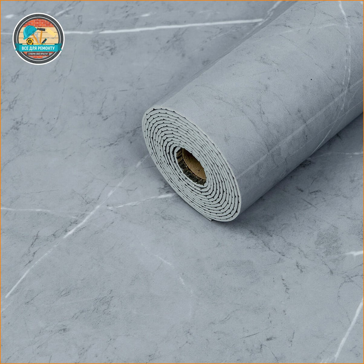 Самоклеюча вініловая плитка в рулоні 600х3000х2мм Глянсова SW-00002060, фото 1