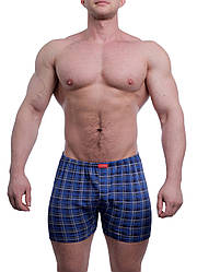 Чоловічі труси шорти облягаючі сімейні бавовна Атлет Atlet МО maxi 000064 сині (розміри: 58,64,66)