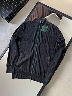 Трикотажна кофта Vincenzo Balenti сірого кольору