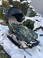 Зимові санки для дітей Rasper VIP 7в1 (теплий чохол, Польща)