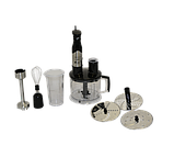 Мульти-блендерний набір GRUNHELM EBS-1000МG  1000 Вт з плавним регулюванням швидкості мірна склянка на 600 мл з кришечкою, фото 4