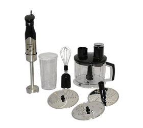 Мульти-блендерний набір GRUNHELM EBS-1000МG 1000 Вт з плавним регулюванням швидкості мірна склянка на 600 мл з кришечкою