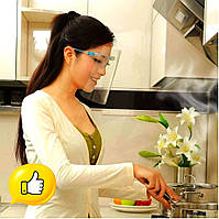 Защитная маска для лица прозрачная из ABS-пластика щиток для защиты от брызг и аэрозолей экран для лица BUV