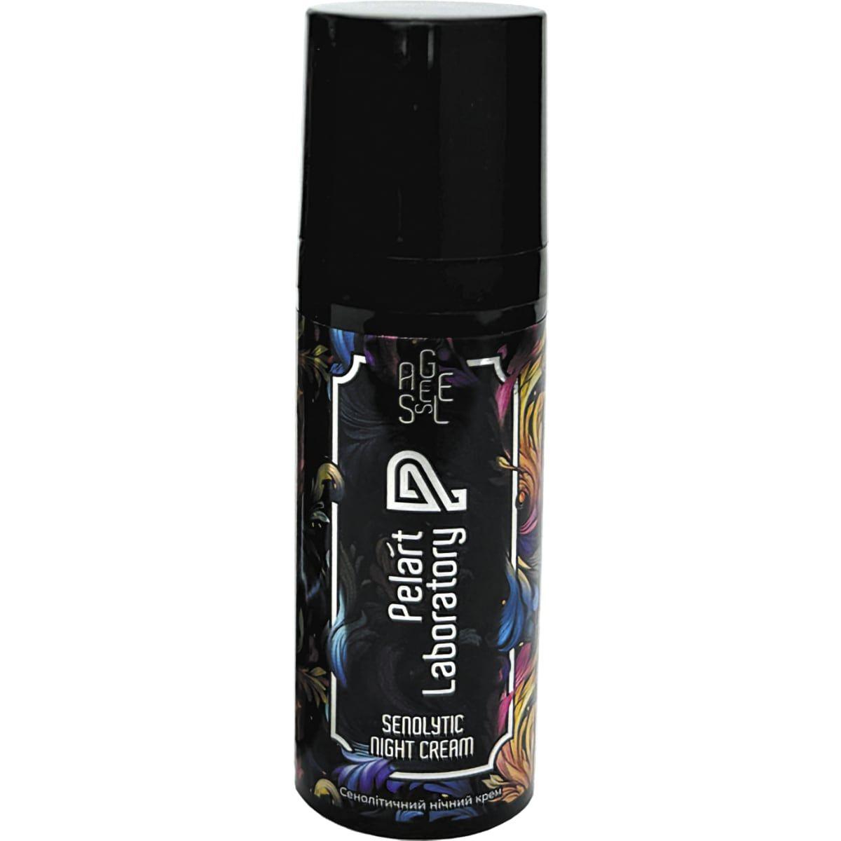 Пеларт Нічний крем проти старіння для всіх типів шкіри Pelart Laboratory Senolytic Night Cream 50 мл, фото 1