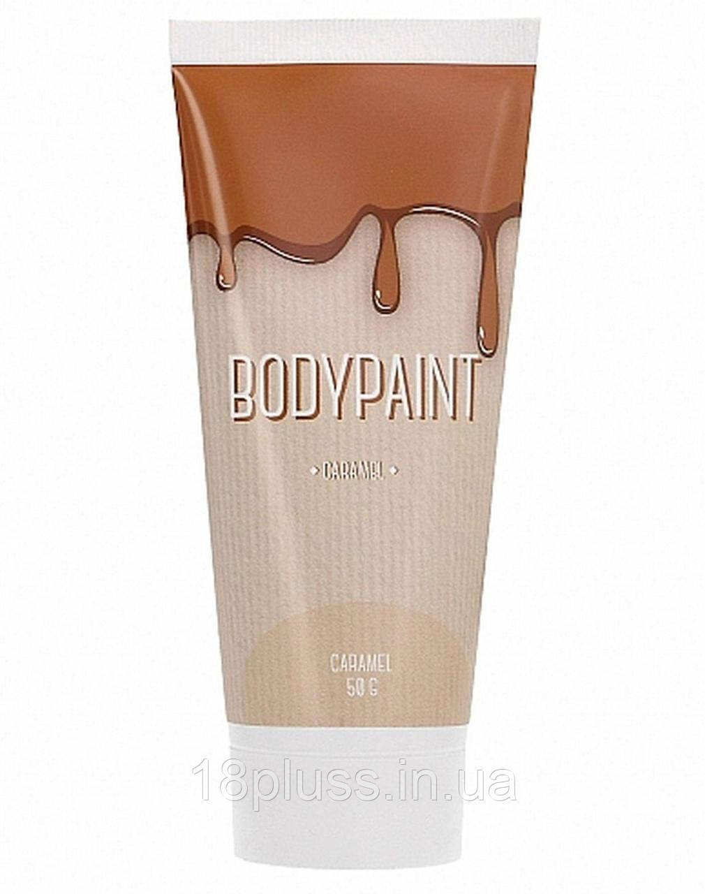 Їстівна карамельна фарба для тіла Shots Bodypaint Caramel, 50 г (термін по 01.2026), фото 1