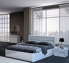 Ліжко 180 х 200 см + 2 тумбочки Белла, фото 3