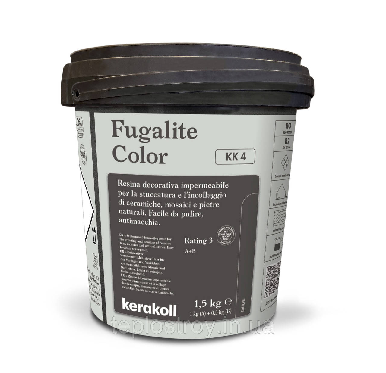Епоксидна затирка Kerakoll Fugalite Color 4 (KK4) 1,5 кг