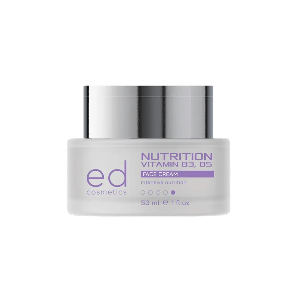 Крем для обличчя з вітамінами B3, B6 NUTRITION VITAMIN B3, B5 FACE CREAM ED Cosmetics, 50 мл, фото 1