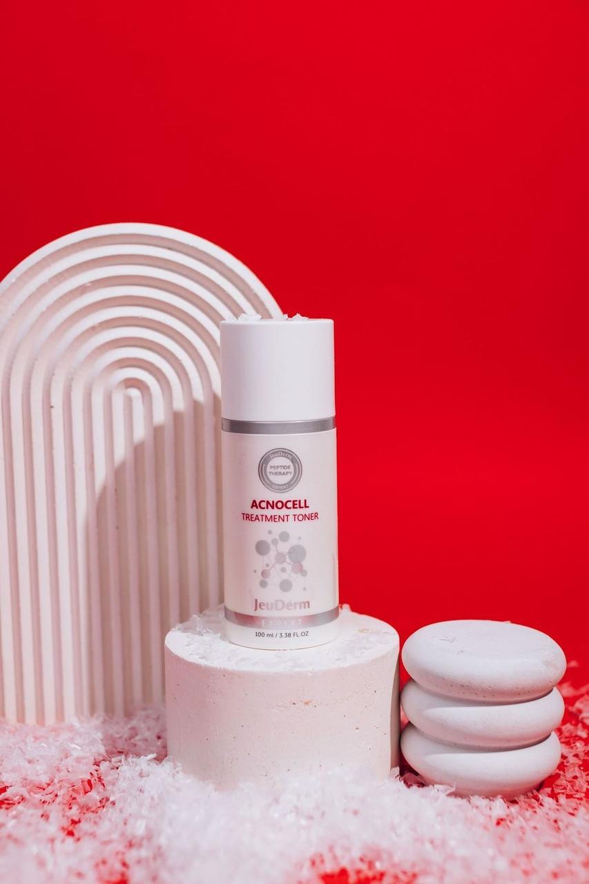 Тонік для проблемної шкіри обличчя AcnoCell Treatment Toner JeuDerm, 100 мл, фото 1