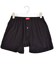 Чоловічі труси шорти облягаючі сімейні, бавовна Атлет Atlet МО 000101 чорні розмір 48