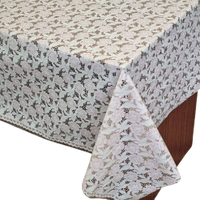 Скатерть с оригинальным Ажурным принтом на кухонный стол