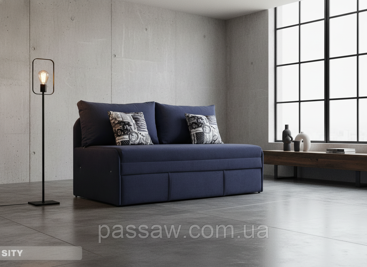 Диван-ліжко Сіті викатний 130/140, фото 1