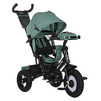 Триколісний велосипед коляска Turbo Trike MT 1006 3 стильний дитячий транспорт з батьківською ручкою TTR MT1006 3-MINT 2025