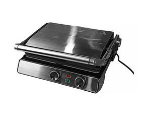 Гриль контактний GRUNHELM G2010D електрогриль теновий 70°С-210°С (+/-20°С) 2200 Вт антипригарне покриття з індикаторами роботи