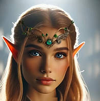 Ельфійська Тіара/Діадема/Корона/Лісова тіара /Прикраса для волосся для фотосесії/ весіль /Косплей