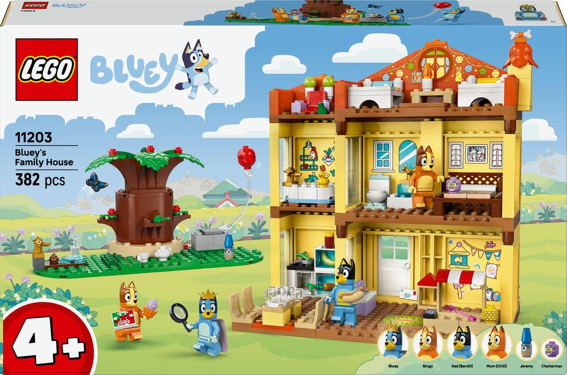 Блоковий конструктор LEGO Bluey Родинний будинок Блуї (11203), фото 1