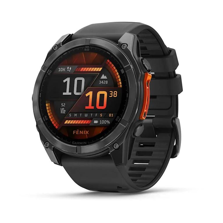 Смарт-годинник Garmin Fenix 8 51mm Amoled Slate Gray with Black Silicone Band (010-02905-00), фото 1