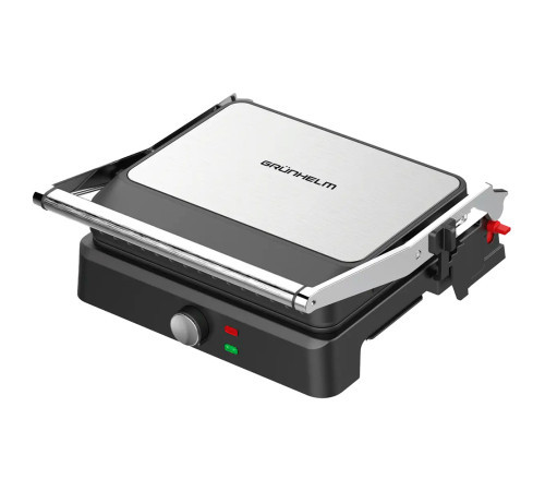 Гриль контактний GRUNHELM G2209 2200 Вт рифлена поверхня 340х240 мм з антипригарним покриттям, фото 1