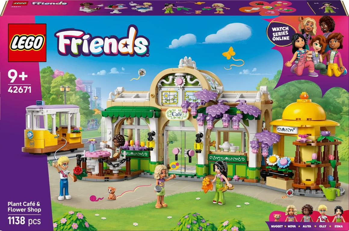 Блоковий конструктор LEGO Friends Кав’ярня з рослинами і квіткова крамниця (42671), фото 1