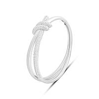 Срібний браслет Proba з фіанітами, вага виробу 26,29 г (2191797) 18 розмір