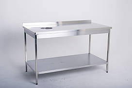 Стіл виробничий С-С2 1250*600*850, борт, Арт.64175