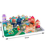 Дерев'яні кубики конструктор великий набір 115 елементів, Kruzzel 23519 Польща, фото 2