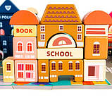 Дерев'яні кубики конструктор великий набір 115 елементів, Kruzzel 23519 Польща, фото 4