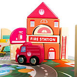 Дерев'яні кубики конструктор великий набір 115 елементів, Kruzzel 23519 Польща, фото 10