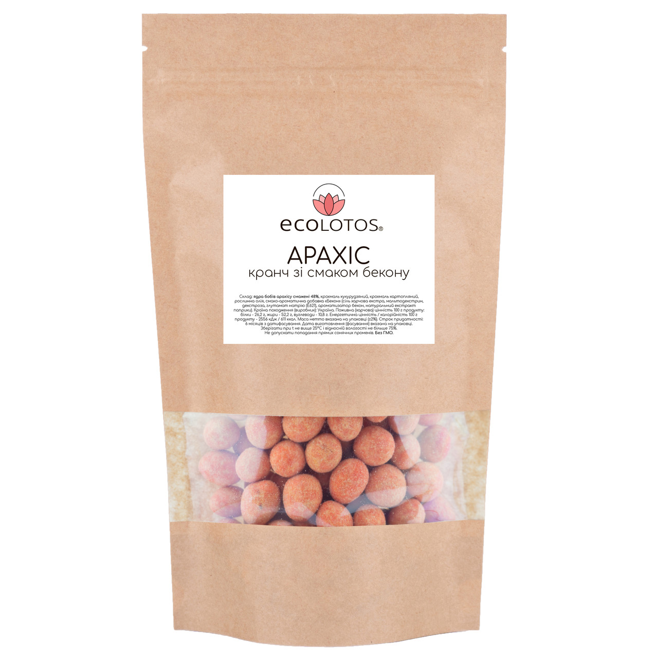 Кранч арахіс зі смаком бекону 150 г, фото 1