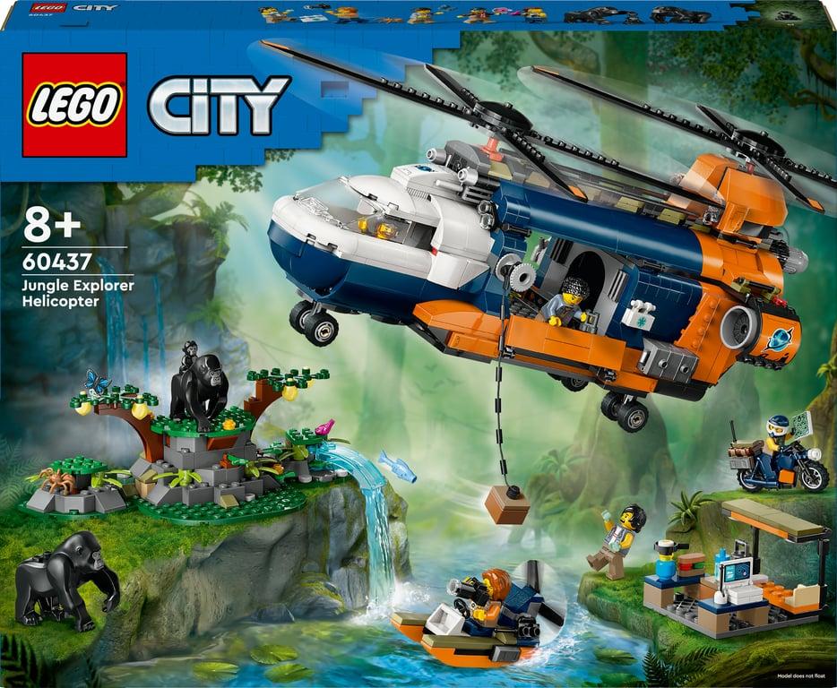 Блоковий конструктор LEGO City Гвинтокрил "Дослідник джунглів" у базовому таборі (60437), фото 1