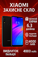 Мобільний сенсорний телефон  Xiaomi Redmi 7 4/64GB смартфон  семомі великий екран ксяомі відбиток пальця якісний  6.3 дюймів