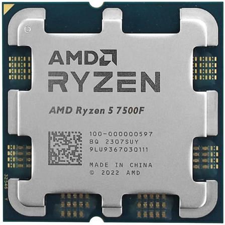 AMD Ryzen 5 7500F 3.7-5.0GHz 32Mb 65W AM5 (новий) Tray, фото 1