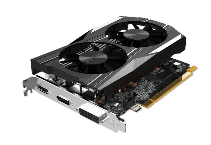 Zotac GeForce GTX 1050 Ti OC 4GB GDDR5 128bit DVI HDMI Б/В, фото 1