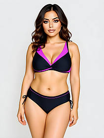 Поділений купальник Fuba 25059 фіолетовий 48 50 52 54 56 розмір