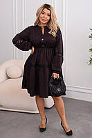 Плаття для пишних дам "Евро Костюмка". Розміри: 48-50, 52-54, 56-58, 60-62