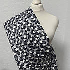 Стрейч кулір, сіро-чорний з сріблом, фото 3