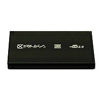 Зовнішня кишеня для HDD SATA 2.5" USB 2.0 (алюмінієвий) Kolega-Power (Чорний)