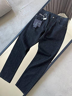 Джинси Dolce&Gabbana чорно-сірого кольору з логотипом на кишені