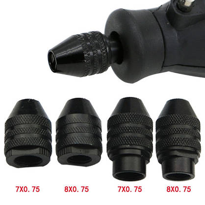 Міні патрон на гравер короткий 0.3-3.2 мм. – М7х0.75, фото 3