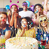 Свічки до дня народження виті золоті 12 шт. GALAXY NO. 61445_ZŁOTE