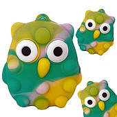 Сенсорна іграшка світна м'яка сова з очима WKS NO. 35704